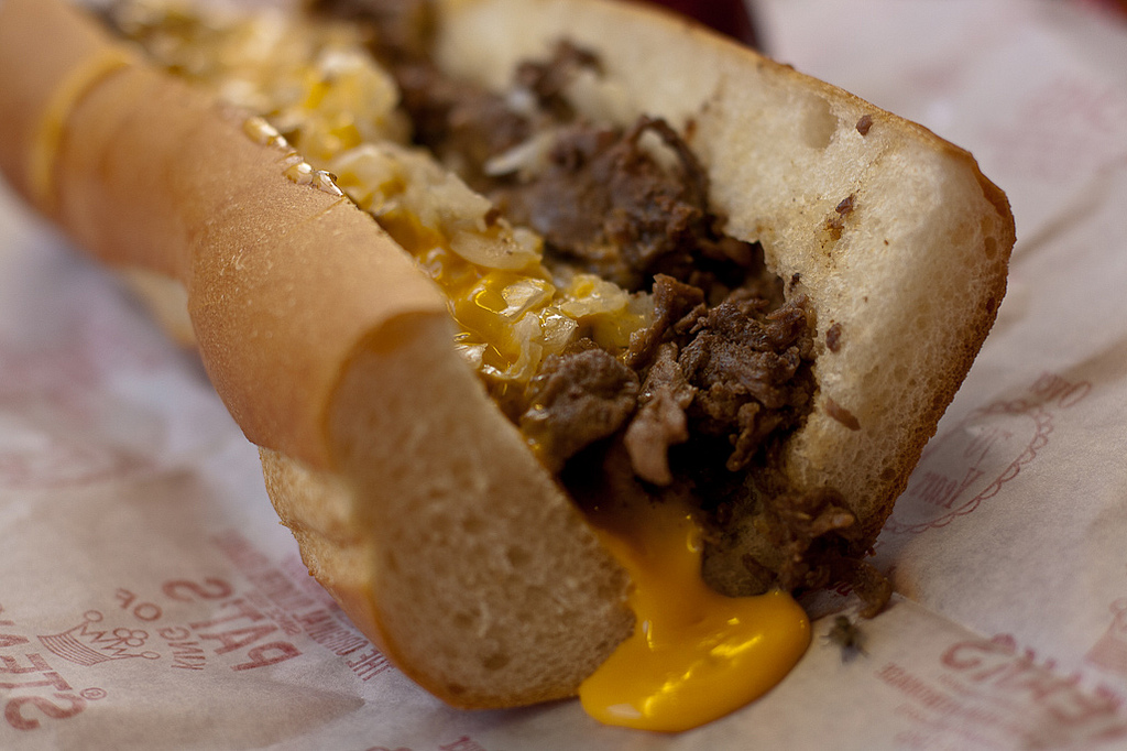 Pat's King of Steaks Philly cheesesteak